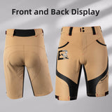 Men's MTB Shorts with Detachable 4D Padded Liner