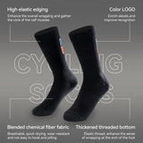 Mid-Calf Breathable Cycling Socks