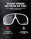 Photochromic Cycling Glasses with Anti-Fog & UV Protection