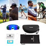 Polarized Cycling Sunglasses UV Protection Sports Eyewear