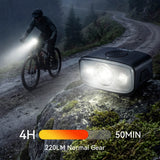 QC 1200LM Rechargeable Bike Headlight