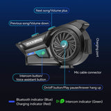 R1 Motorcycle Helmet Bluetooth Headset