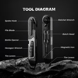 Ratchet Bike Tire Lever Set
