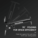 Retractable Wall-Mounted Bike Rack Space-Saving Bike Storage