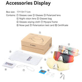 ROAD TO SKY BOUNDLESS Photochromic Cycling Glasses 3 Lens Set
