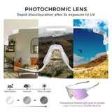 ROAD TO SKY BOUNDLESS Photochromic Cycling Glasses 3 Lens Set