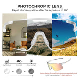 ROAD TO SKY BOUNDLESS Photochromic Cycling Glasses 3 Lens Set