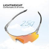 ROAD TO SKY BOUNDLESS Photochromic Cycling Glasses 3 Lens Set