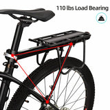 Seatpost Mounted Bike Rear Rack with Bolt-On Mount