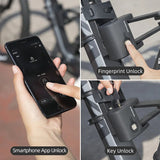 Foldable Smart Bike Lock with Fingerprint Unlock