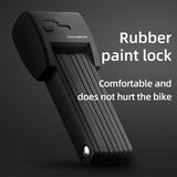 Foldable Smart Bike Lock with Fingerprint Unlock