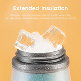 Soft Squeeze Insulated Cycling Water Bottle-21oz