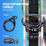 Upgraded Wide & Thick Silicone U-Lock