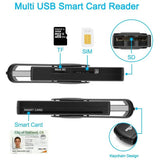 Rocketek DOD Military USB Common Access CAC Memory Card Reader