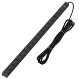 16-Outlet Metal Power Strip Surge Protector, 1800 Joules, 2.6" Ultra-Wide Spaced, 15ft