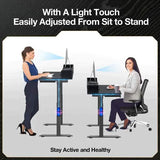 Rolanstar Single Motor Free Standing Electric Height Adjustable Desk