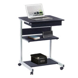 Rolling Laptop Cart with Storage
