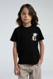 Roly Poly Teen Boys Bermuda Shorts & Tee Set Black