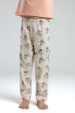 Roly Poly Girls Salmon Pajama Set with Breathable Fabric