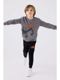 Roly Poly Boys Dark Grey Tracksuit Set Comfort 2-Piece