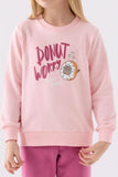 Roly Poly Girls Tracksuit Set in Light Pink