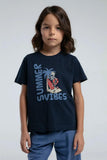 Roly Poly Boys Navy Bermuda Shorts and T-Shirt Set