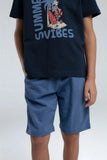 Roly Poly Boys Navy Bermuda Shorts and T-Shirt Set