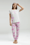 Roly Poly RP3597-S Women's Pajama Set in White