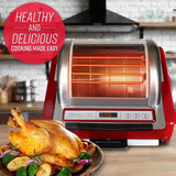 Ronco EZ-Store Rotisserie Oven, Large Capacity (15lbs) Countertop Oven
