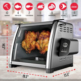 Ronco Modern Rotisserie Oven, Large Capacity (15lbs) Countertop Oven