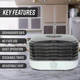 Ronco Turbo EZ-Store 5-Tray Dehydrator with Convection Air Flow