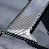 Roof Spoiler Window Top Wing For Tesla Model Y - Real Dry Carbon Fiber