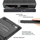ROOFULL External CD DVD Drive USB 3.0 CD-Burner Premium Portable CD-ROM DVD+/-RW Optical Disc Drive Player Reader Rewriter  (Refurbished)