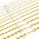 Rope Chain in Yellow Gold - 5mm