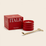 Soy Wax Ceramic Candle & Wick Trimmer Set