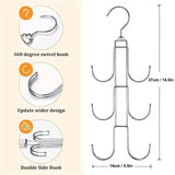 Rotatable Metal Purse Hanger Organizer