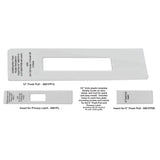 Router Template for Flush Pulls and Privacy Latches