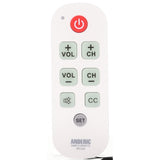 Anderic Substitute for RCA DT04 TV 1-Device Universal Remote Control [RR1004]