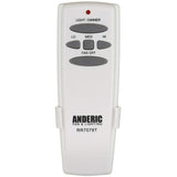 Anderic 3-speed Universal Ceiling Fan Remote Control Kit with Wall Switch Remote, Handheld Remote, and Receiver | UC9051T-Wired, UC7067FMRX, RR7079T