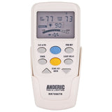 Hampton Bay CHQ8BT7096T Ceiling Fan Remote Control | With Reverse Button | Thermostatic | LCD Temp Display - CHQ8BT7096T