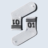 Carnaval Socks 7-Pack Slogan Designed Comfortable Cotton Socks Set for Everyday Wear