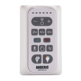 Anderic Substitute For Harbor Breeze FA0198 Ceiling Fan Remote Control | Arbormere 60-in  | 4L000016210, A25-FA0198A [RRFA0318]