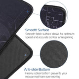 Rubber Base Large Gaming Mousepad