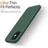 Rubber Case for iPhone 12 and iPhone 12 Pro Case 6.1 inch