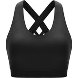 RUNNING GIRL Criss-Cross Back Padded Strappy Sports Bra