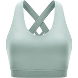 RUNNING GIRL Criss-Cross Back Padded Strappy Sports Bra