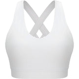 RUNNING GIRL Criss-Cross Back Padded Strappy Sports Bra