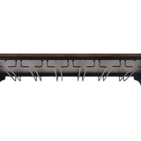Rustic 40 Bottles Metal Floor Free Standing Wine Rack Table