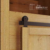 Mini Straight Top Mount Barn Door Hardware