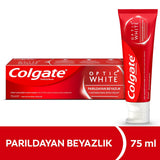 Colgate Optic White Whitening Toothpaste - Clinically Proven for Brighter Smile, 2.54 fl oz
